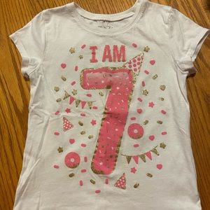 Girls 7/8 Birthday shirt